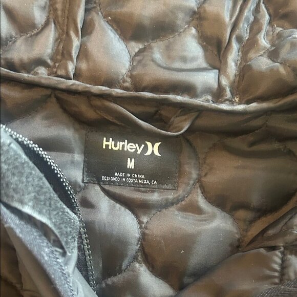 Hurley Black Kids Puffer Jacket - Picture 2 of 3